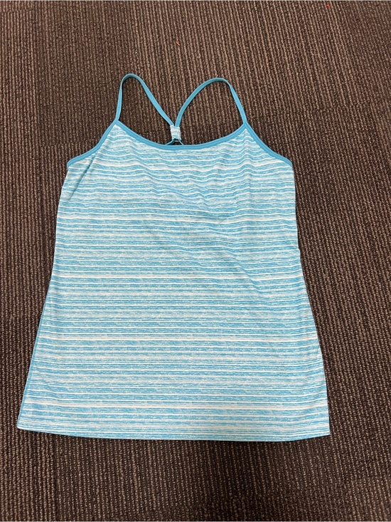 dedagu im Tops - Light Blue Striped Women's Camisole Tank Top